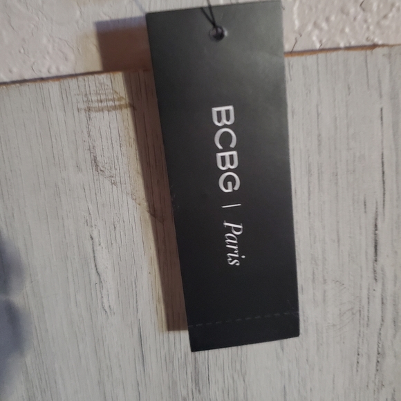 BCBG Paris Peach Poof Sleeve  Bathing Suit Halter Top Size 2XL - Picture 4 of 6